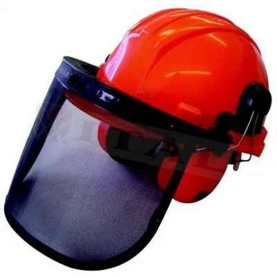 Koruyucu Maske Emniyet Başlıklı Kulaklıklı Ön Elekli Profesyonel İtal