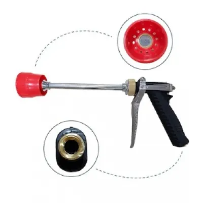 İlaçlama Tabancası Tetikli 30 cm Pirinç Çift Kademe