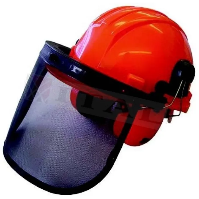 Koruyucu Maske Emniyet Başlıklı Kulaklıklı Ön Elekli Profesyonel İtal