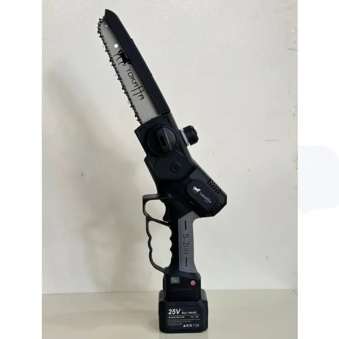 YOKATTA S-200 Çift Akülü Budama Testeresi 4 + 4 Ah. 25 V