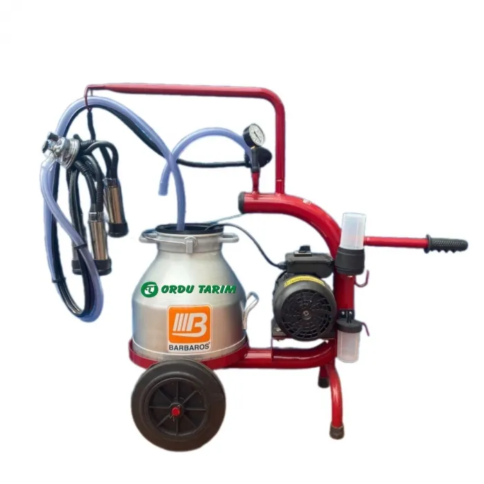 Bartech C20 Kuru Sistem Tek Sağım 20 lt Krom Güğüm Süt Sağım Makinası