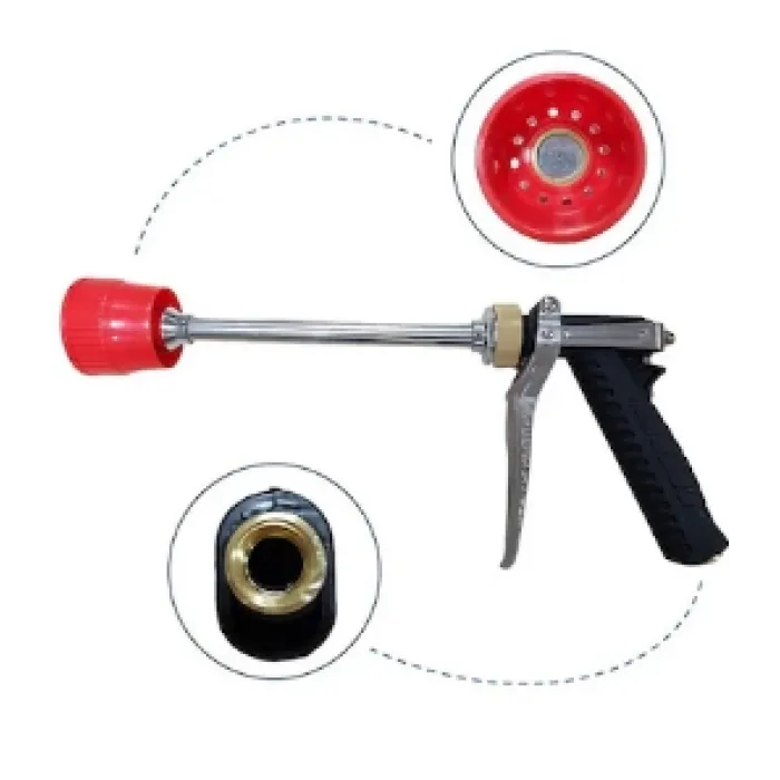 İlaçlama Tabancası Tetikli 30 cm Pirinç Çift Kademe