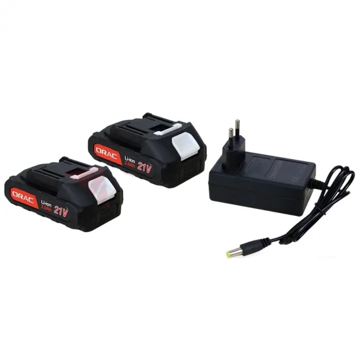 Orac Akülü Dal Budama Testeresi 2 AH. 21V Çift Batarya