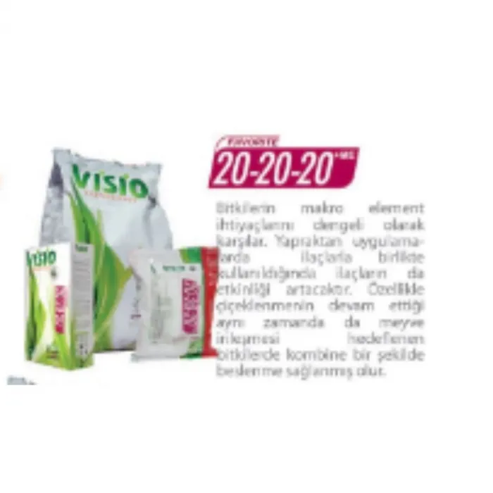 Visio 20-20-20 15 kg Gübre Damla Sulama