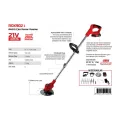 Rodex RDX9021 Akülü Çim Kenar Kesme Makinası