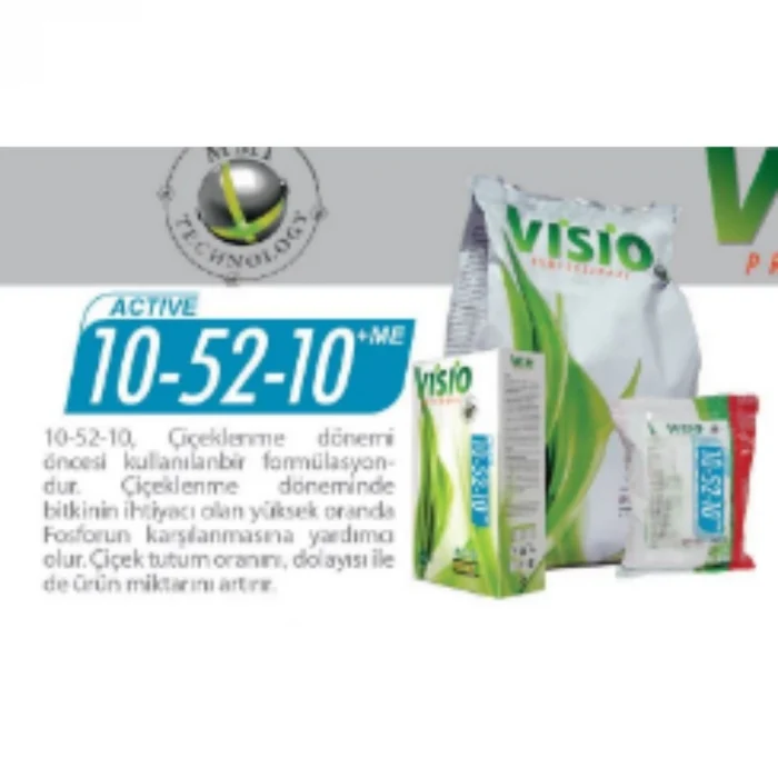 Visio 10-52-10 Gübre 1 kg Ambalaj Yaprak - Damlama Gübresi
