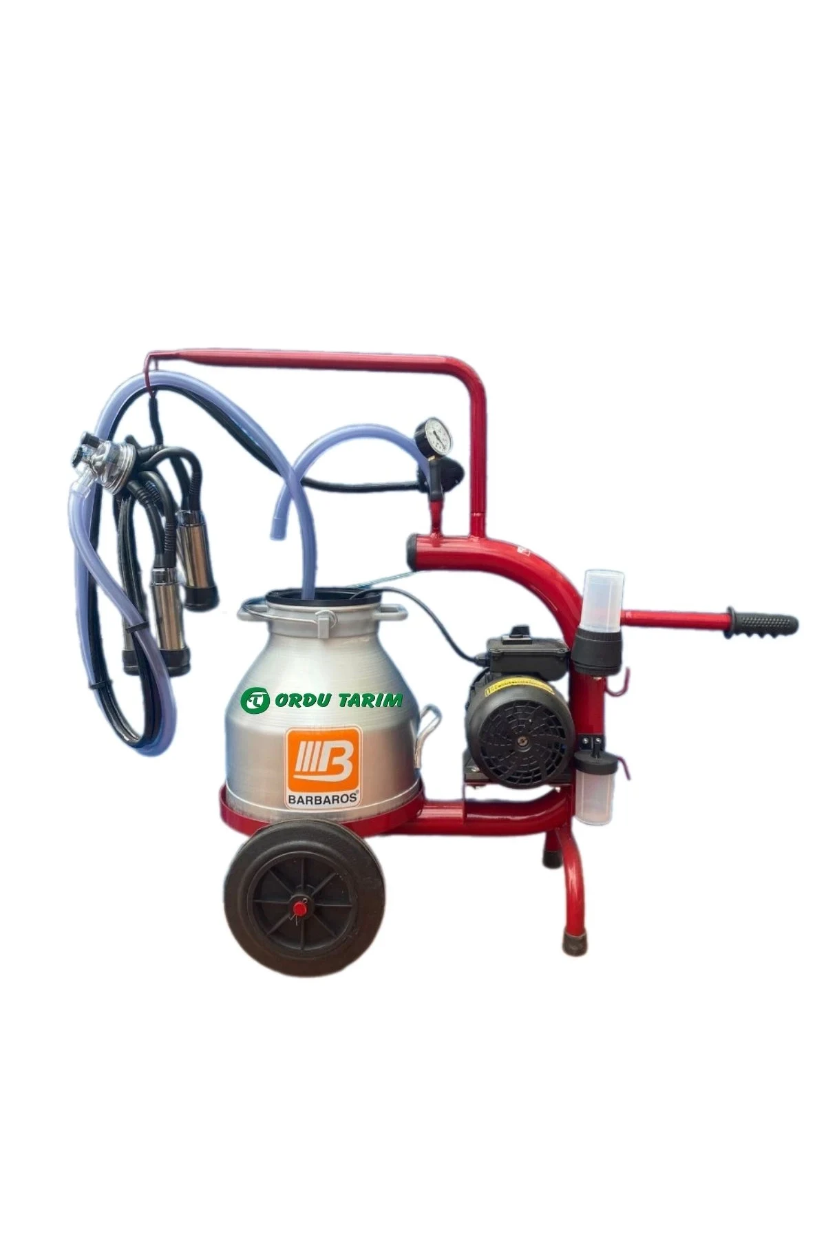Bartech C20 Kuru Sistem Tek Sağım 20 lt Alüminyum Güğüm Süt Sağım Makinası