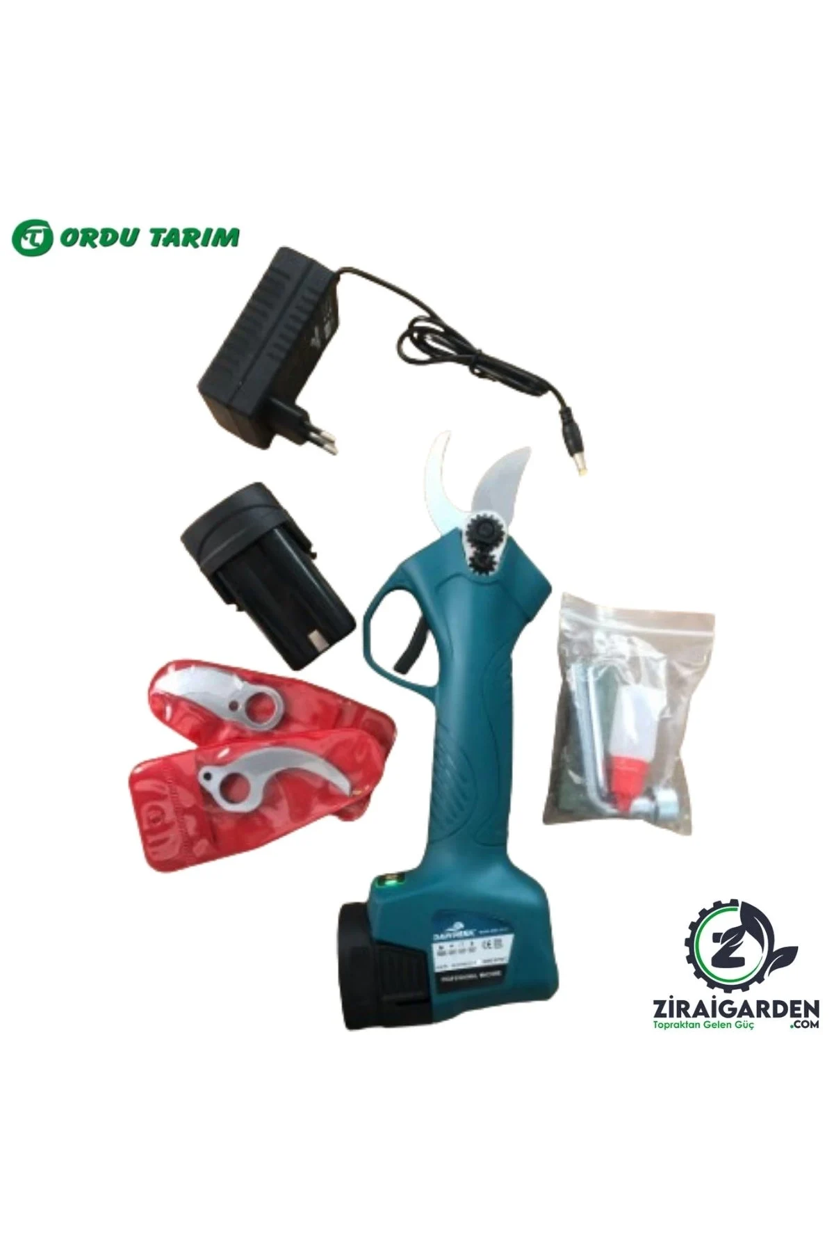 Dawreek 25mm 12V 2Ah Akülü Budama Makası