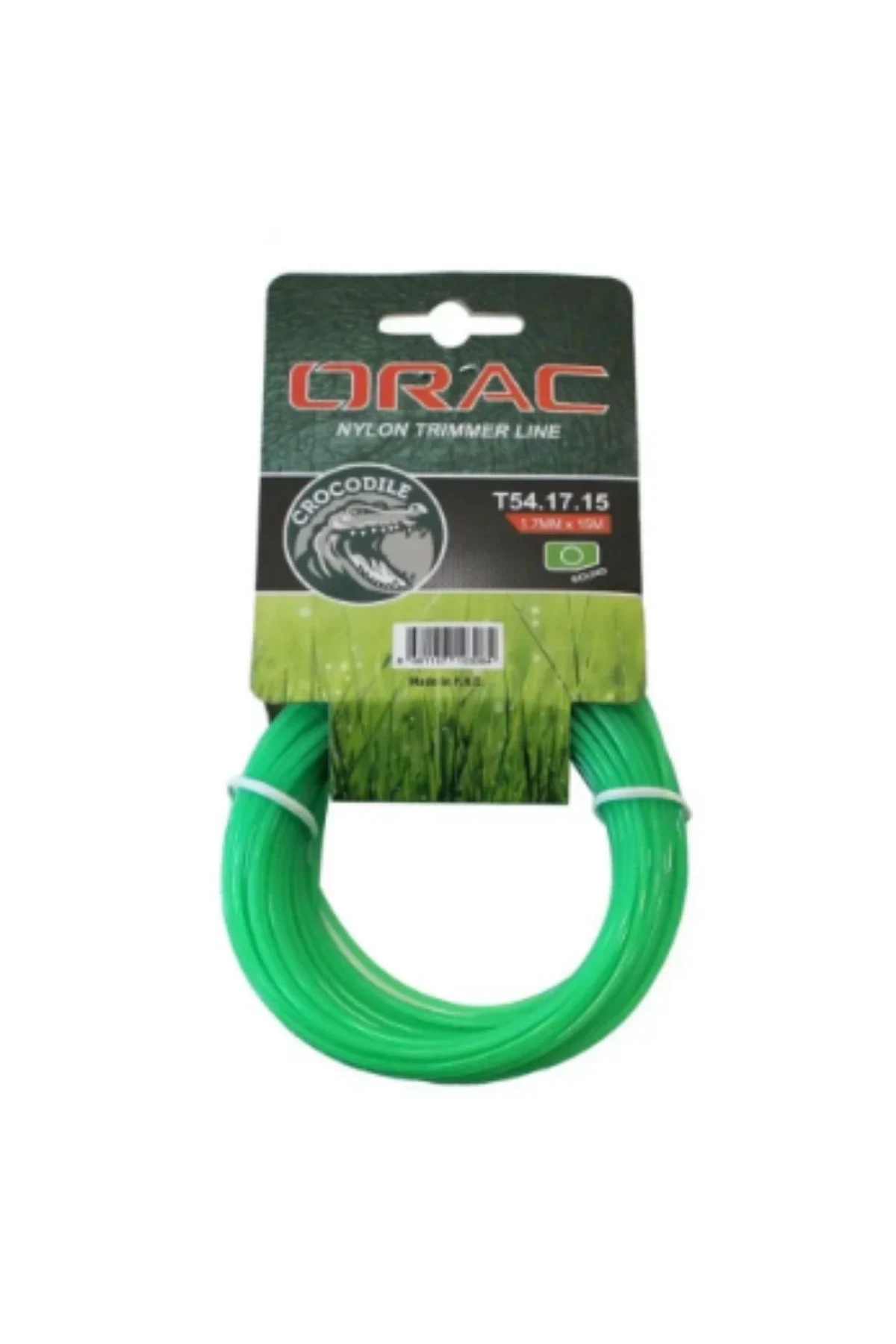 Orac Misina 1.7MM X15 M Yeşil Yuvarlak