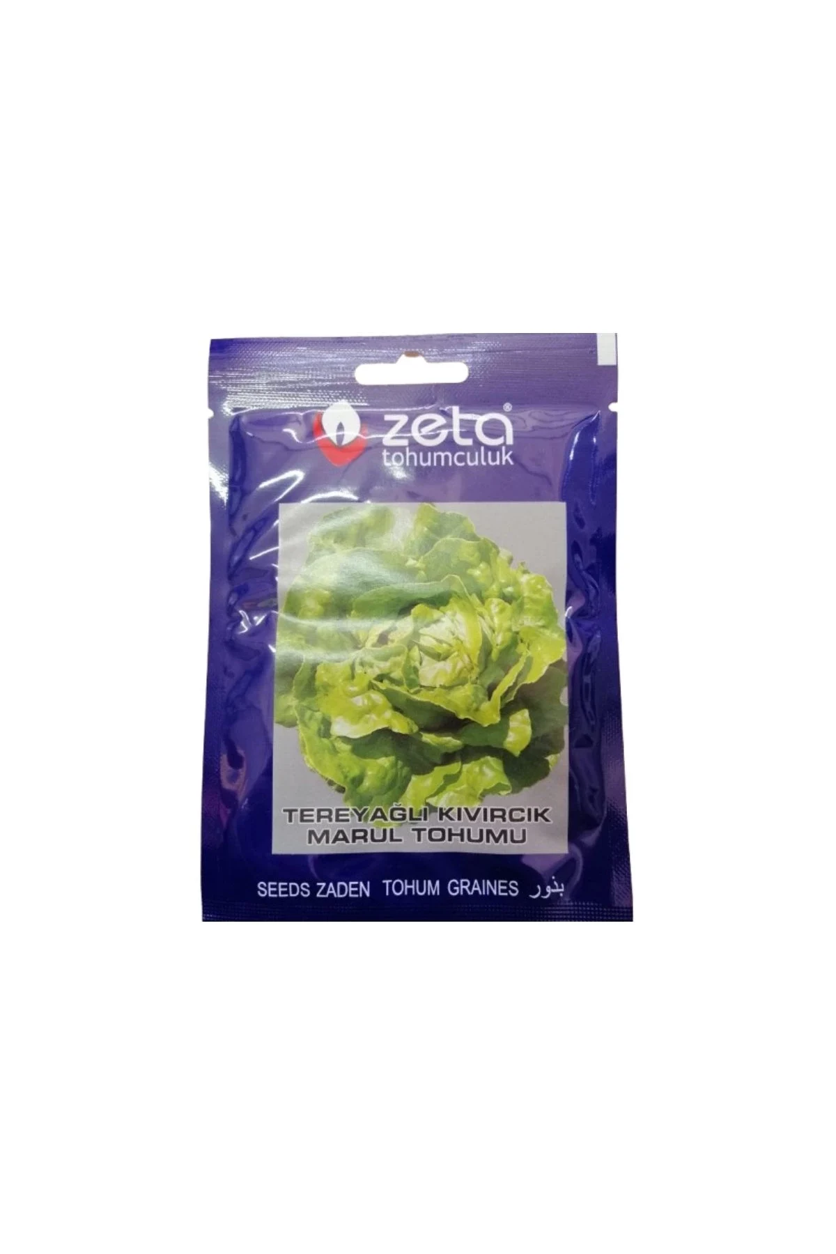 Zeta Tereyağlı Kıvırcık Marul Tohumu 10 GR