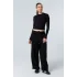 ASHA SİYAH İÇİ ŞARDONLU BARREL FIT PAÇA STOPERLİ EŞOFMAN ALTI