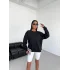 LUNA SİYAH 3 İPLİK POLARLI SWEATSHIRT