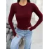 MORA BORDO PARMAK DETAYLI BLUZ