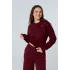 TARA BORDO FERMUAR DETAYLI SWEATSHIRT