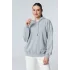 VERES GRİMELANJ 3 İPLİK FREE SPIRIT NAKIŞLI OVERSIZE SWEATSHIRT