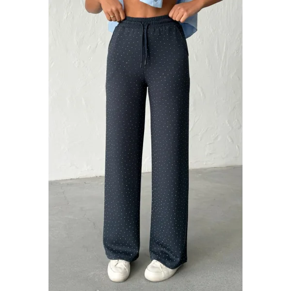 KADIN VİVA ANRASİT TAŞLI MODAL EŞOFMAN