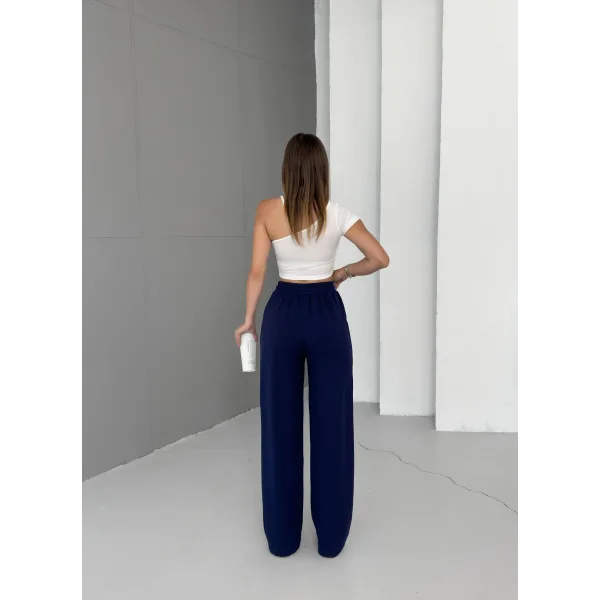 MARİSOL LACİVERT MODAL BOL PAÇA EŞOFMAN ALTI