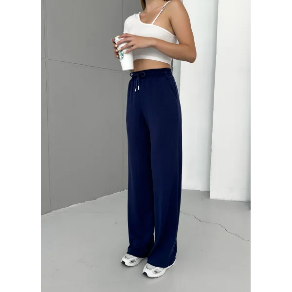 MARİSOL LACİVERT MODAL BOL PAÇA EŞOFMAN ALTI