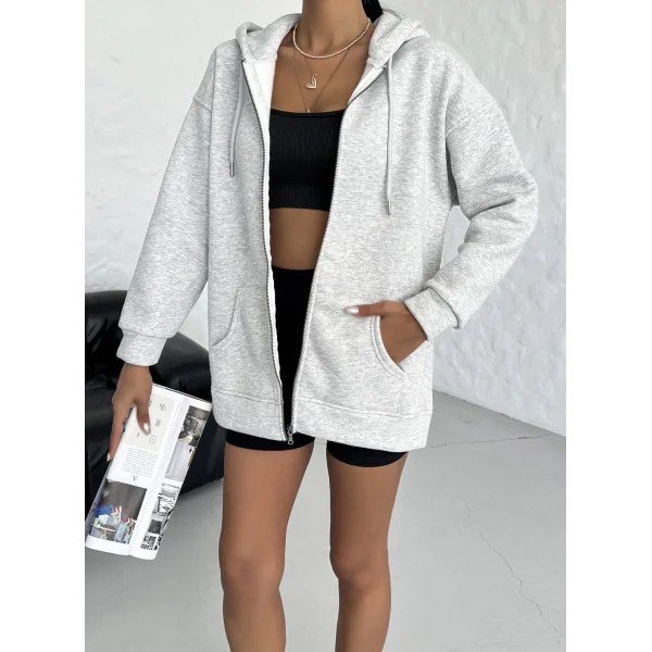 ALEGRA KARMELANJ 3 İPLİK KAPÜŞONLU POLARLI HIRKA