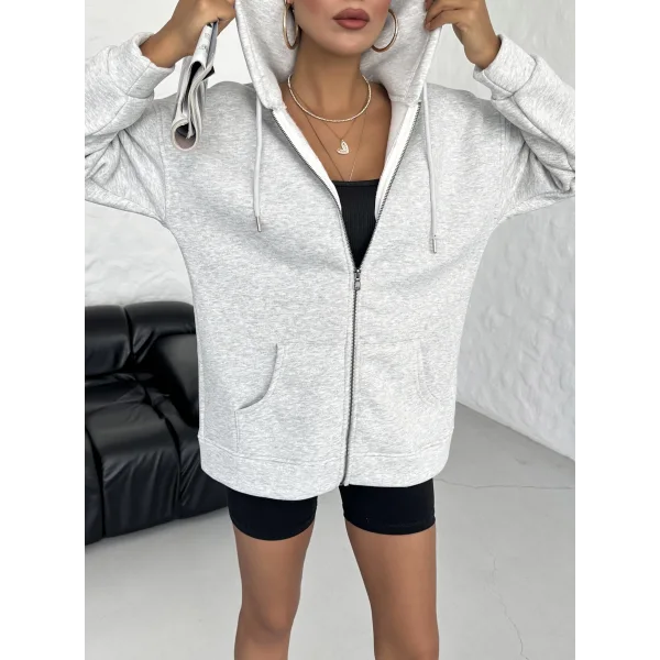 ALEGRA KARMELANJ 3 İPLİK KAPÜŞONLU POLARLI HIRKA