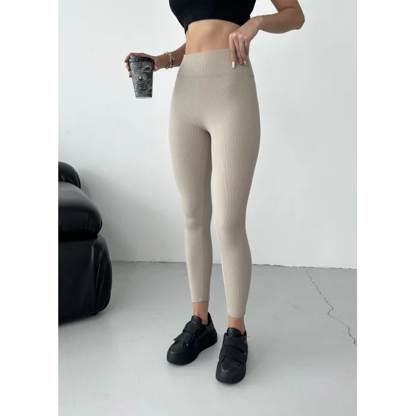 BERTA BEJ FİTİLLİ POLARLI KIŞLIK TAYT