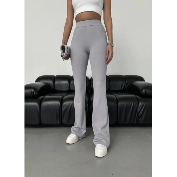 BRİSA AÇIK GRİ FİTİLLİ İSPANYOL PAÇA TAYT