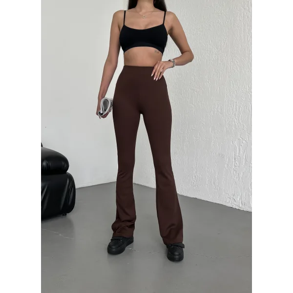 BRİSA KAHVERENGİ FİTİLLİ İSPANYOL PAÇA TAYT