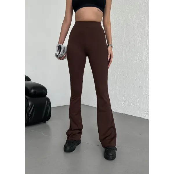 BRİSA KAHVERENGİ FİTİLLİ İSPANYOL PAÇA TAYT