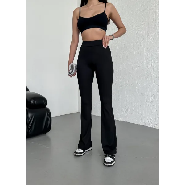 BRİSA SİYAH FİTİLLİ İSPANYOL PAÇA TAYT