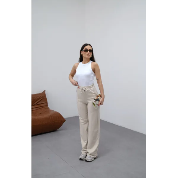 CORALİS BEJ 2 İPLİK BASIC EŞOFMAN ALTI