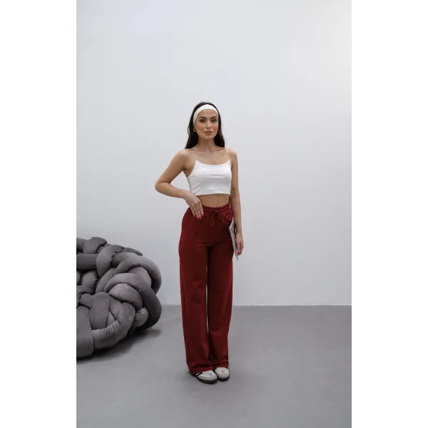 CORALİS BORDO 2 İPLİK BASIC EŞOFMAN ALTI