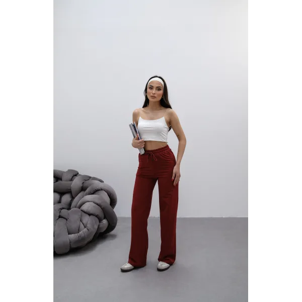 CORALİS BORDO 2 İPLİK BASIC EŞOFMAN ALTI