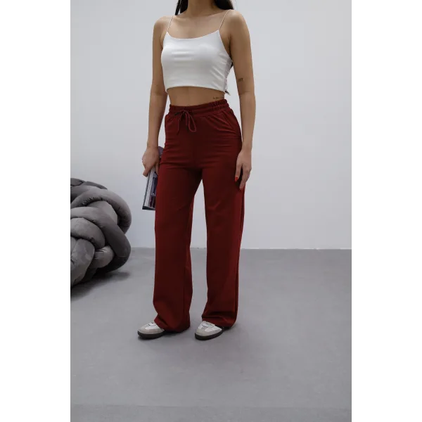 CORALİS BORDO 2 İPLİK BASIC EŞOFMAN ALTI