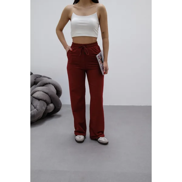 CORALİS BORDO 2 İPLİK BASIC EŞOFMAN ALTI