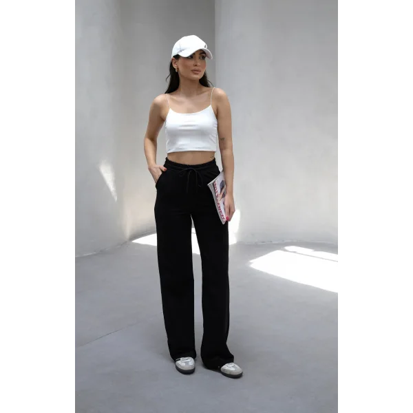 CORALİS SİYAH 2 İPLİK BASIC EŞOFMAN ALTI