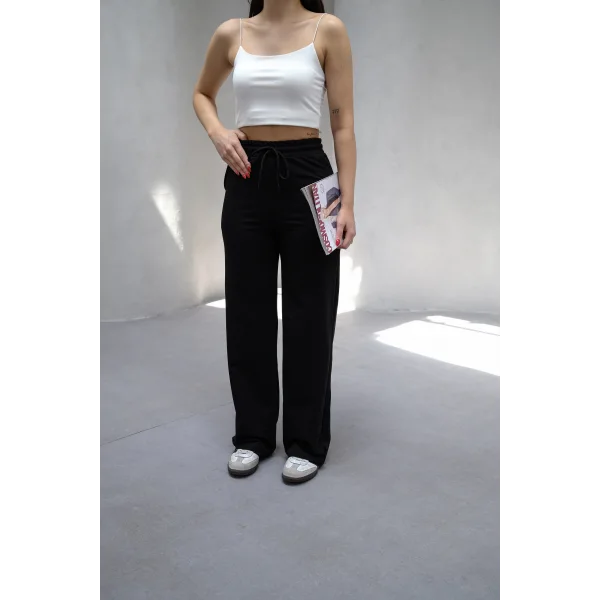 CORALİS SİYAH 2 İPLİK BASIC EŞOFMAN ALTI