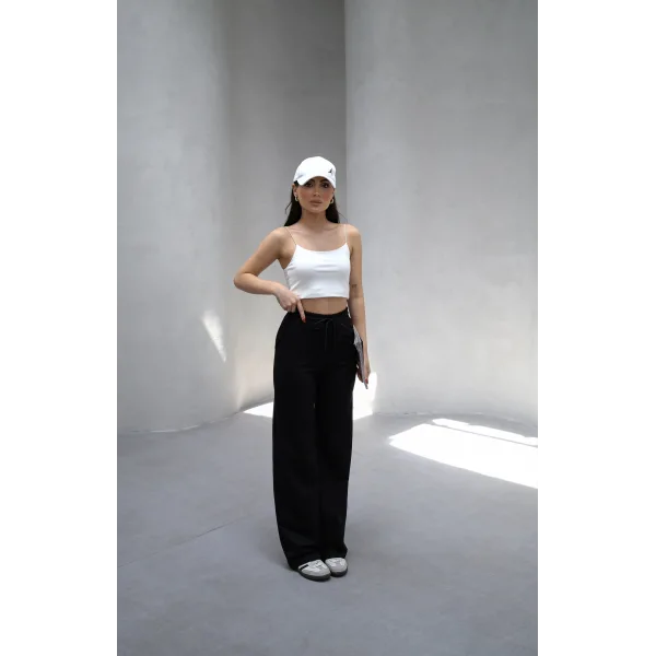 CORALİS SİYAH 2 İPLİK BASIC EŞOFMAN ALTI