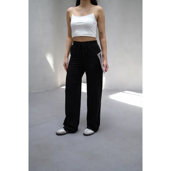 CORALİS SİYAH 2 İPLİK BASIC EŞOFMAN ALTI