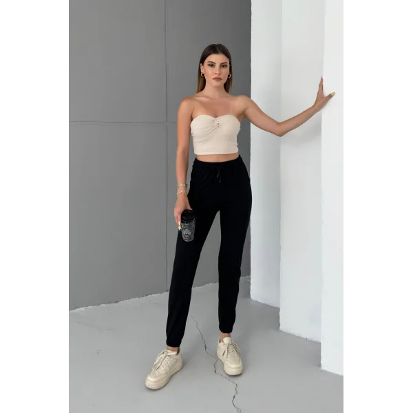 CORE SİYAH 2 İPLİK JOGGER EŞOFMAN ALTI