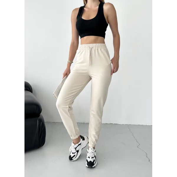 CORE BEJ 2 İPLİK JOGGER EŞOFMAN ALTI