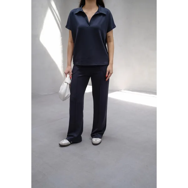 HALE ANTRASİT MODAL POLO YAKA TAKIM