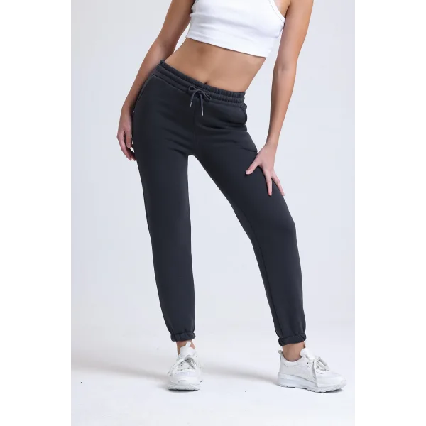 LUNERA ANTRASİT 3 İPLİK KIŞLIK JOGGER EŞOFMAN ALTI