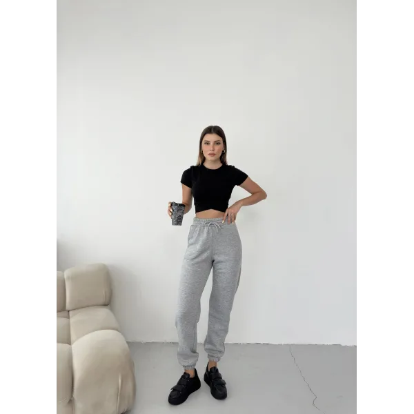 LUNERA GRİMELANJ 3 İPLİK KIŞLIK JOGGER EŞOFMAN ALTI