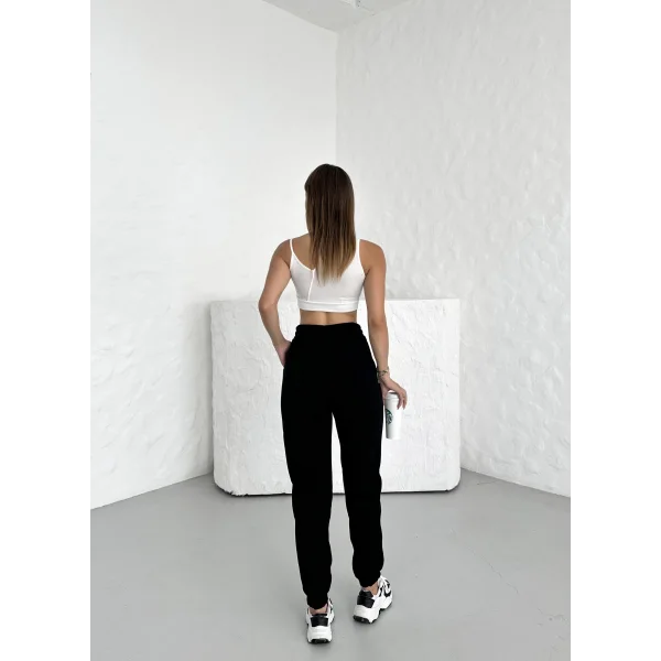 LUNERA SİYAH 3 İPLİK KIŞLIK JOGGER EŞOFMAN ALTI