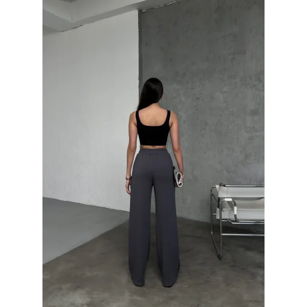 MARİSOL ANTRASİT MODAL BOL PAÇA EŞOFMAN ALTI