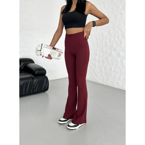 SANTE BORDO Y2K İSPANYOL PAÇA TAYT