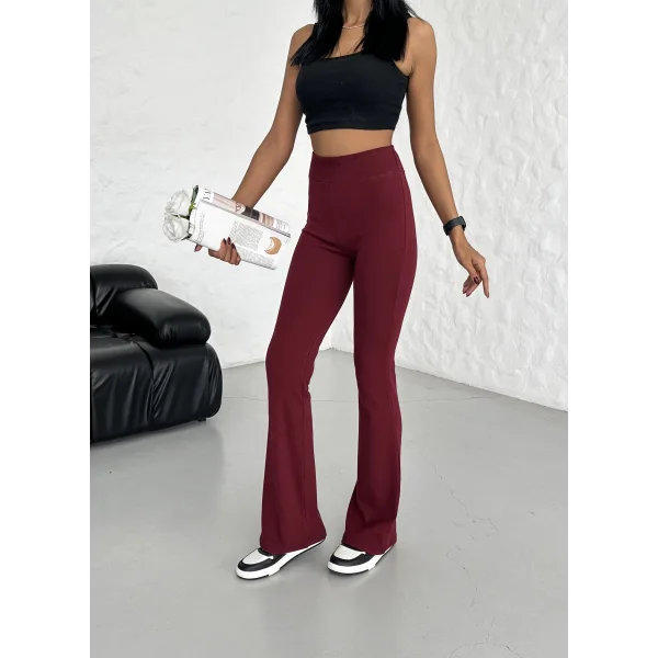 SANTE BORDO Y2K İSPANYOL PAÇA TAYT