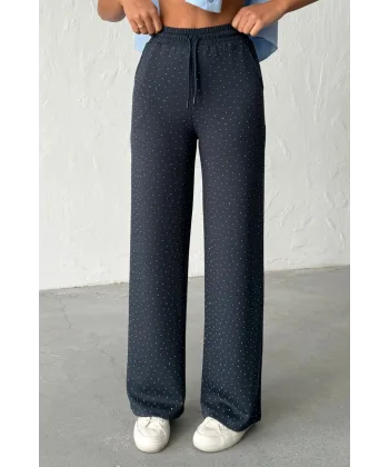 KADIN VİVA ANRASİT TAŞLI MODAL EŞOFMAN