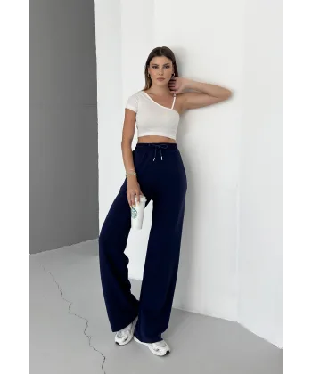 MARİSOL LACİVERT MODAL BOL PAÇA EŞOFMAN ALTI