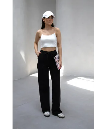 CORALİS SİYAH 2 İPLİK BASIC EŞOFMAN ALTI